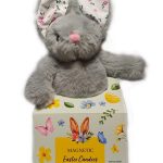 Подарунковий набір Іграшка Зайчик + Асорті щіколадних цукерок 90 г Magnetic Easter Candies Польща