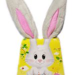 Подарунковий набір Вушка Зайчики + Шоколадні цукерки з молочним кремом 100 г Easter Sweet With Bunny Ears Польща