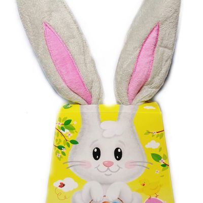 Подарунковий набір Вушка Зайчики + Шоколадні цукерки з молочним кремом 100 г Easter Sweet With Bunny Ears Польща