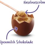 Шоколадні яйця з горіховим кремом Milka Loffel Ei Haselnusse (4x34г) 136г Швейцарія