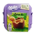 Шоколадні яйця з горіховим кремом Milka Loffel Ei Haselnusse (4x34г) 136г Швейцарія