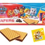 Вафлі з шоколадним кремом та стікером Щенячий Патруль Maxies Paw Patrol 150г Іспанія