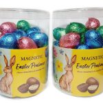 Шоколадні яйця Асорти з начинкою Magnetic Easter Pralines choco-strawberry&vanilla-crisps 410г Польща