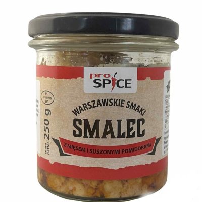 Смалець з м'ясом та сушеними помідорами Warszawskie Smaki Smalec z miesem i pomidorami 250г Польща