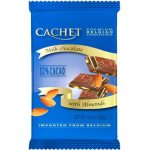 Шоколад CACHET (КАШЕТ) молочний 32% какао з мигдалем Бельгія 300 г