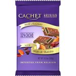 Шоколад CACHET (КАШЕТ) молочний 32% какао з мигдалем і Бельгія 300г