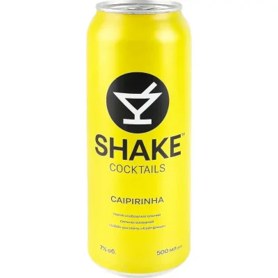 Напій слабоалкогольний Shake Cocktails Caipirinha 7% 500 мл Україна