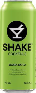 Напій слабоалкогольний Shake Cocktails Bora Bora 7% 500 мл Україна