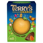 Шоколадний апельсин зі шматочками карамелі Terrys Chocolate Orange with crushed mini eggs 152г Англія