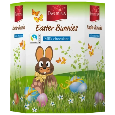 Набір Шоколадних Пасхальних Кроликів Favorina Easter Bunnies 125г Німеччина