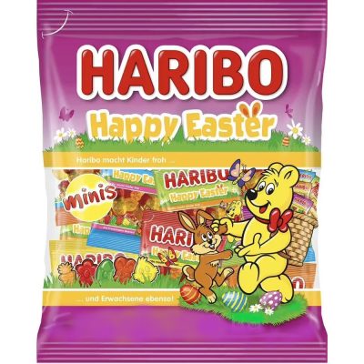Жілейні міні-цукерки Христос Воскрес Haribo Minis Happy Easter (20 шт) 250г Німеччина