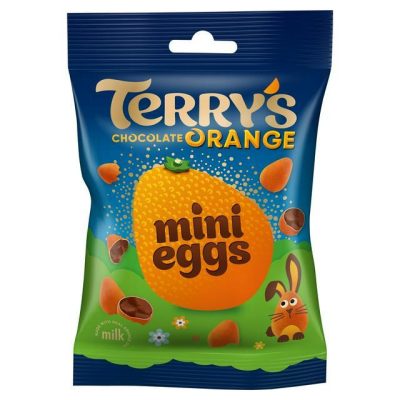 Шоколадно-апельсинові яйця в цукровій оболонці Terry's Chocolate Orange Mini eggs milk 80г Англія