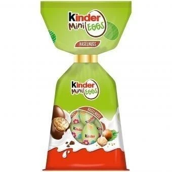 Шоколадні міні-яйця Kinder Mini Eggs Haselnuss 85г (15шт) Італія
