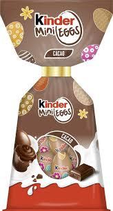 Шоколадні міні-яйця Kinder Mini Eggs Cacao 85г (15шт) Італія