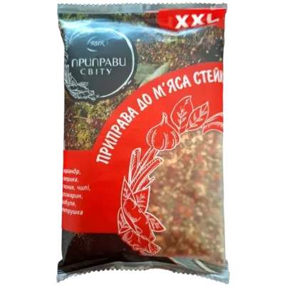 Приправа до м'яса стейк Приправи Миру 100г