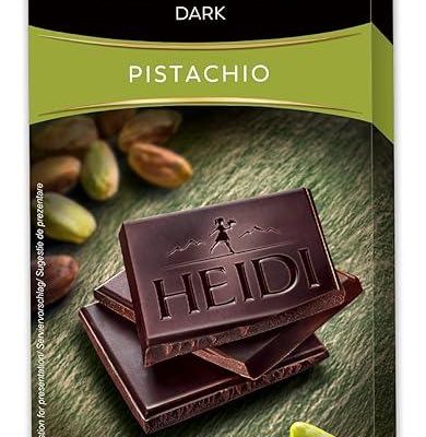 Шоколад темний із фісташками 50% какао Heidi Dark Pistachio 80 г Румунія