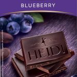Шоколад темний із чорницею 50% какао Heidi Dark Blueberry 80 г Румунія