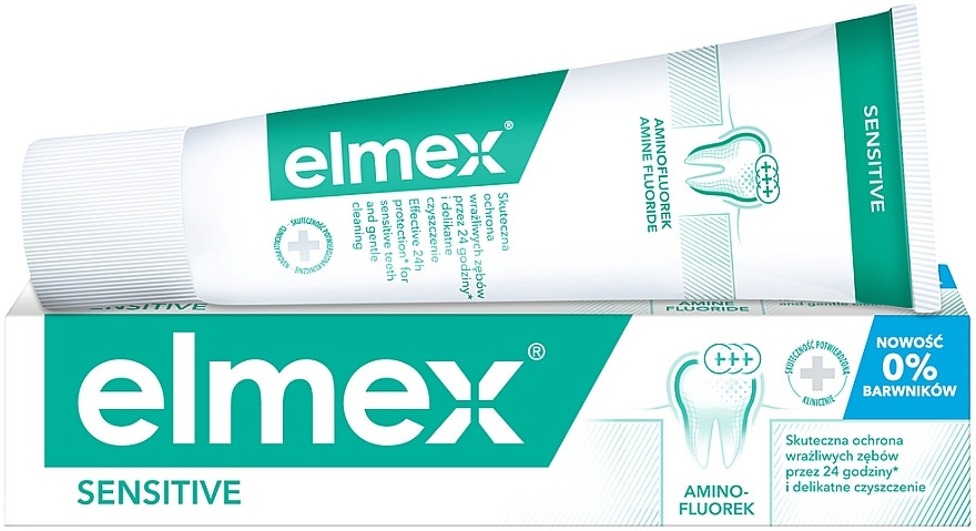 Зубна паста для чутливих зубів з вибілювальним ефектом Elmex Sensetive Whitening 75 мл Нідерланди