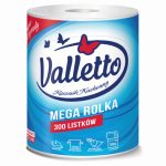 Рушники паперові двошарові Valletto Mega Rolka 300шт Польща