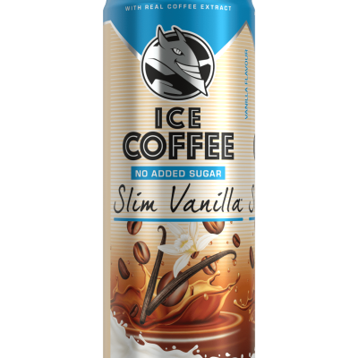 Холодна кава з молоком і бурбонською ваніллю БЕЗ САХАРА Hell Energy Ice Coffee Slim Vanilla 250 мл Угорщина