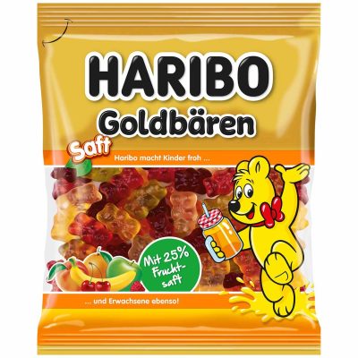 Желейні цукерки Золотий ведмедик Goldbären Haribo Німеччина 160г