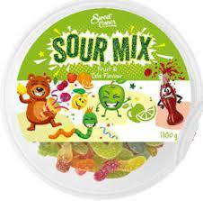 Цукерки желейні Кислий Фруктовий Мікс з колою Sweet Corner Sour Mix 1100г Німеччина