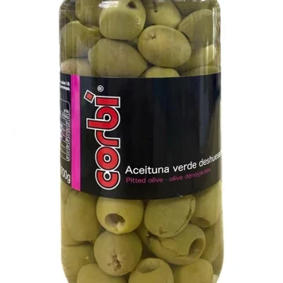 Оливки зелені без кісточки Corbi Aceitunas Deshuesada 700/325г Іспанія