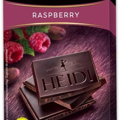 Шоколад темний з малиною 50% какао Heidi Dark Raspberry 80 г Румунія