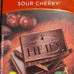 Шоколад темний з кислою вишнею 50% какао Heidi Dark Sour Cherry 80г Румунія