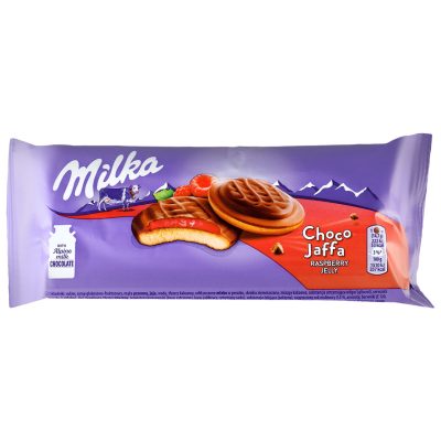 Печиво бісквітне з малиновим джемом у шоколаді Milka Choco Dessert Raspberry Jelly 147 г Швейцарія