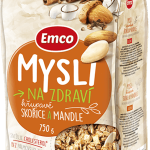 Мюслі хрусткі з корицею, мигдалем і апельсиновою скоринкою Emco Чехія 750г