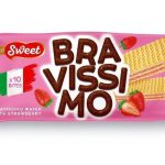 Вафлі з полуничним кремом PRO Sweet Bravissimo 50 г Італія