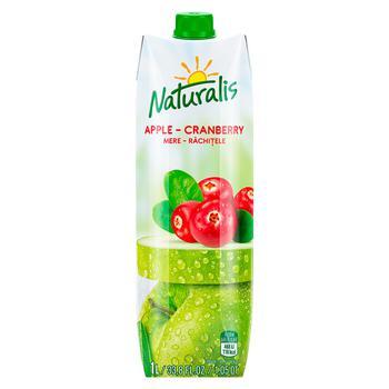 Напій соковий яблучно-журавлинний Naturalis Apple-Cranberry 1л Молдова