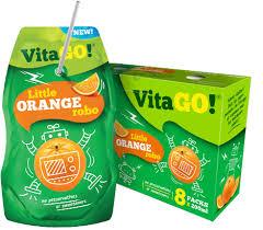 Сік Апельсиновий БЕЗ КОНСЕРВАНІВ Vita Go 200 мл Македонія