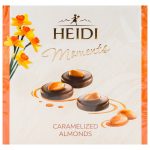 Шоколадні цукерки з пралине та мигдалем Heidi Moments Caramelized Almonds 140г (14шт) Румунія