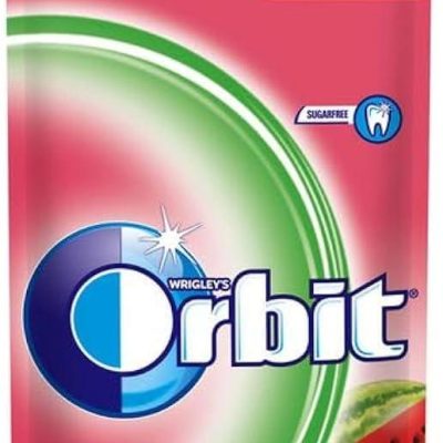 Жувальна гумка зі смаком кавуна БЕЗ ЦУКРУ Orbit Watermelon XXL 58г (42 шт) Німеччина