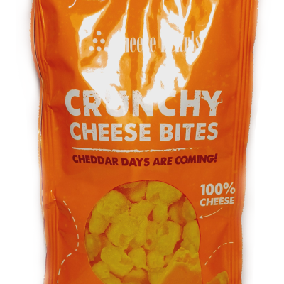 Сирні хрусткі шматочки БЕЗ ГЛЮТЕНА Cheese Pearls Crunchy Cheddar 30 г Греція