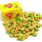 Жувальна гумка зі смаком кокосу та ананасу Love Is 400г Туреччина