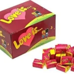 Жувальна гумка зі смаком вишні та лимона Love Is 4,2г/1шт Туреччина