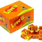 Жувальна гумка зі смаком ананасу та апельсину Love Is 4,2г/1шт Туреччина