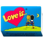 Жувальна гумка зі смаком банана та полуниці Love Is 4.2г/1шт Туреччина