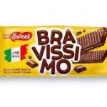 Вафлі з шоколадним кремом PRO Sweet Bravissimo 50г Італія