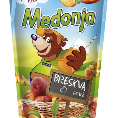 Напій соковий Персиковий Medonja Peach 0.2 л з трубочкою Сербія