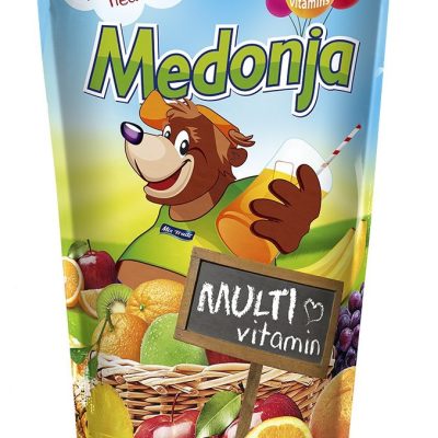 Напій соковмісний Мультивітамінний Medonja Multivitamin 0.2 л із трубочкою Сербія