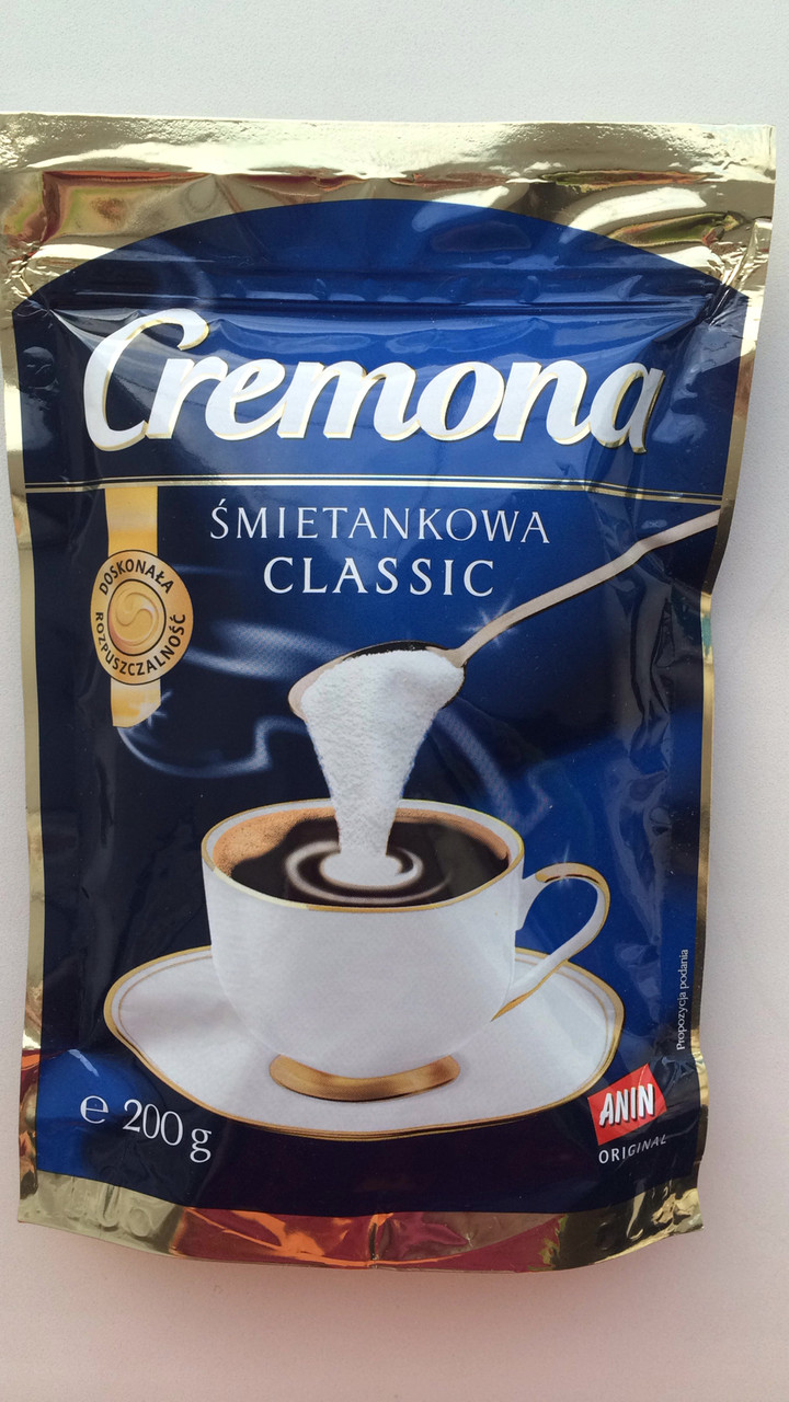 Вершки сухі в каві Cremona classik Польща 200 г