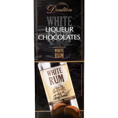 Шоколадні цукерки з білим ромом Doulton Liqueur Chocolates White Rum 150г Німеччина