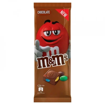 Шоколад молочний із кольоровим драже M&M's 165 г Великобританія