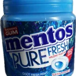 Жувальна гумка БЕЗ САХАРА Mentos Pure Fresh Mint 100 г (50 шт.) Голландія