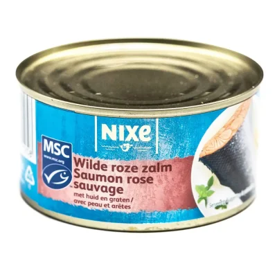 Горбуша натуральна з додаванням олії Nixe Wild roze zalm 213г/155г Німеччина