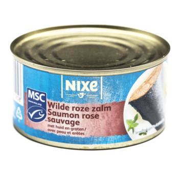 Лосось рожевий, дикий (Горбуша) в олії Nixe Wilde Roze Zalm Saumon Rose Sauvage 213 г/155г Німеччина